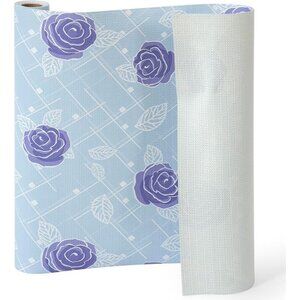 2 ROLLS 12X120 Inch Shelf Liner PVC Drawer/Dresser Non-Slip Bathroom Non Adhesiv